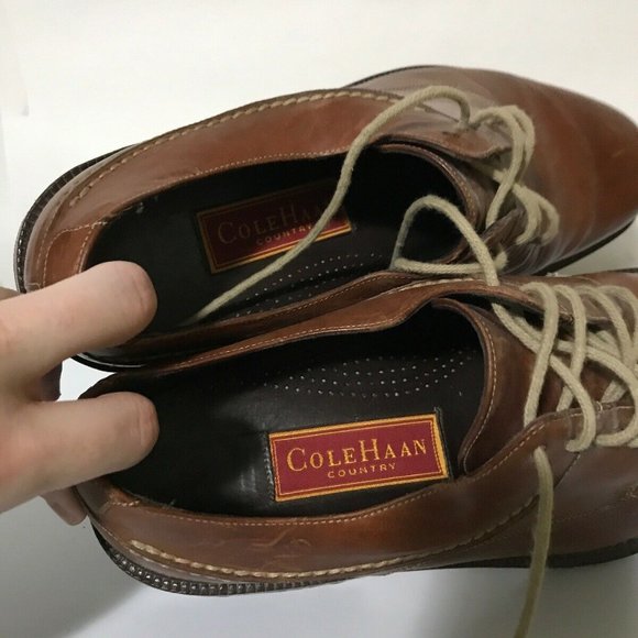 Cole Haan Country Leather Lace Up Derby Dress Shoe - Picture 3 of 8